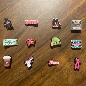 Slay All Day Women’s 12 piece Crocs Charms